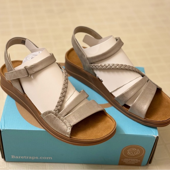 BareTraps Women's Flicka Champagne Size 9.5 - Picture 2 of 6